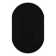 Tapis noir de jais Santoshi