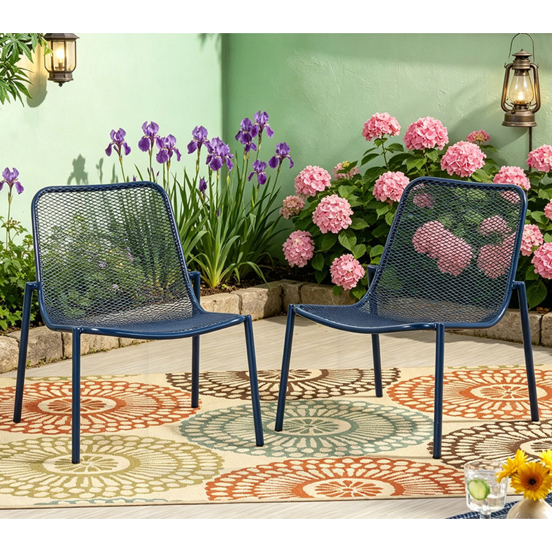 Chaise d'extérieur en fer, Marine