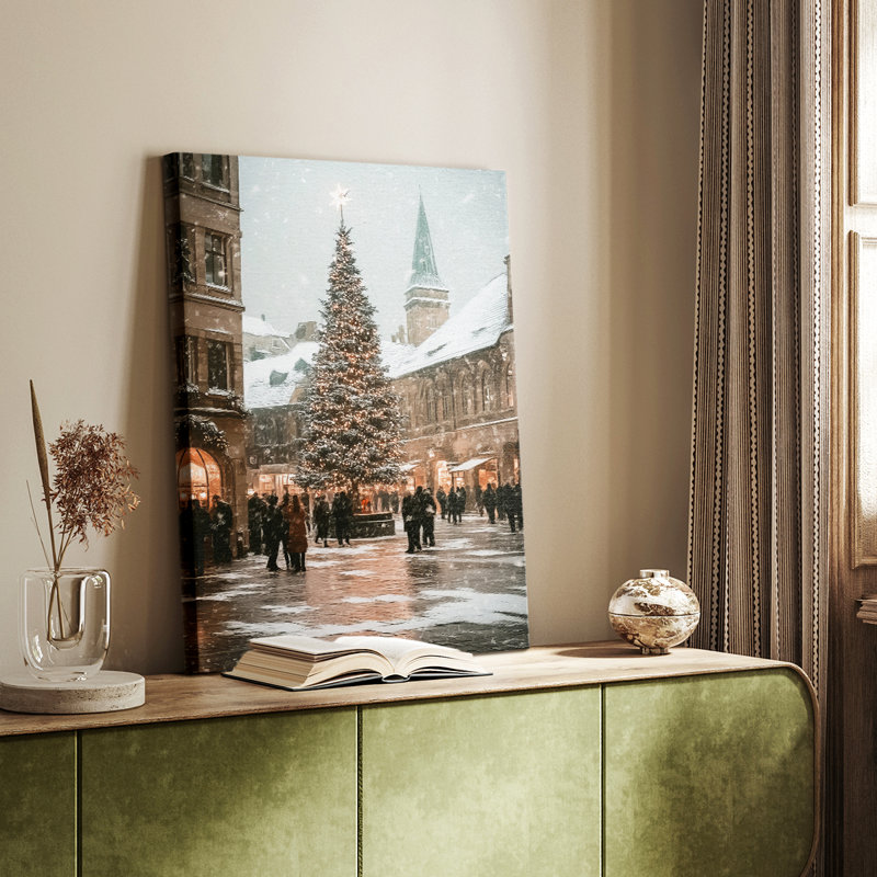 Art des Fêtes de Noël - série 2-CLV III - galerie Cavas sur mesure, H 60 po x l 40 po