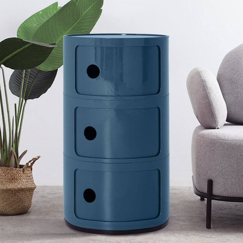 Kiralee Tray Top End Table, Blue