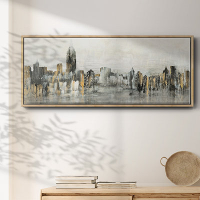 Bright City Lights- Framed Canvas