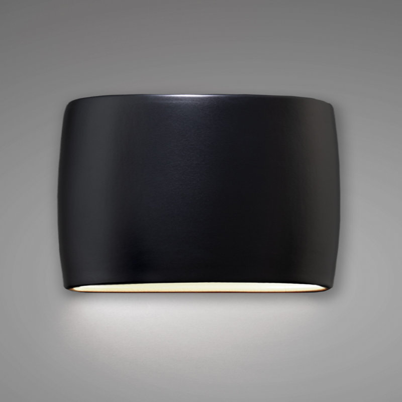 Tenny LED Outdoor Flush Mount, Carbon Matte Black