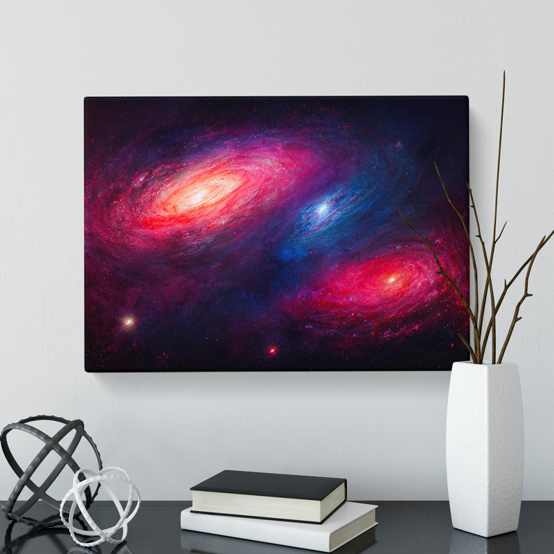 Futuristic Galaxy Vol.3 - Wrapped Canvas, 35cm H x 50cm W x 3cm D