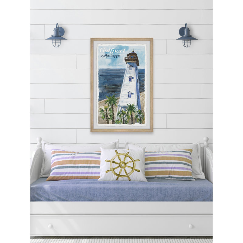 Gulfport, Mississippi - Cadre photo, impressions sur papier, H 12 po x l 8 po x P 1,5 po