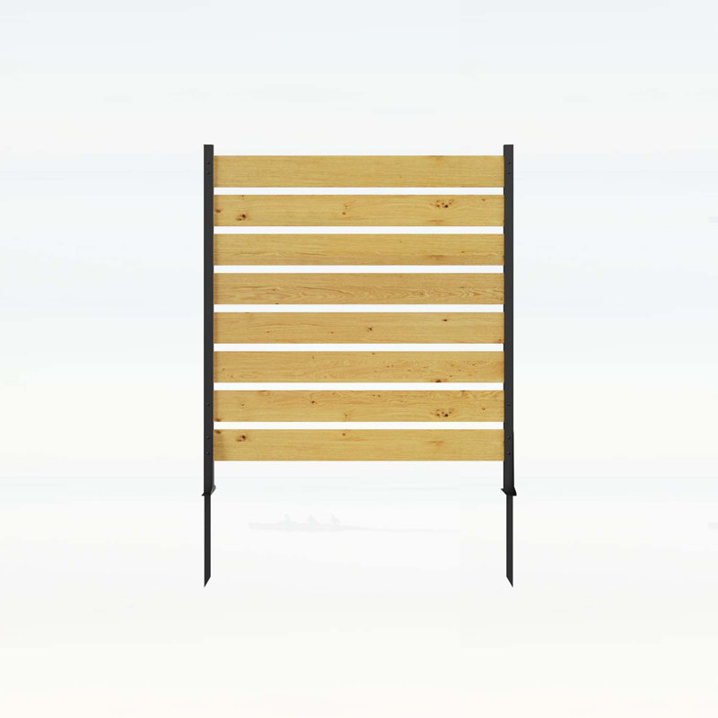 Paravent d'extérieur en bois, 55.1" H x 38.6" W x 38.6" D