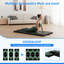 Tapis de gymnastique épais multicolore 3 pi x 6 pi x 2 po Polar Aurora, tapis d'exercice pliant, tapis de yoga extensible (vert + noir)