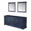 Ensemble de meuble-lavabo double 80 po X P 22 po D et 30 po Miroirs