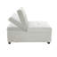 Convertible Sleeper Sofa Chair In Sherpa White