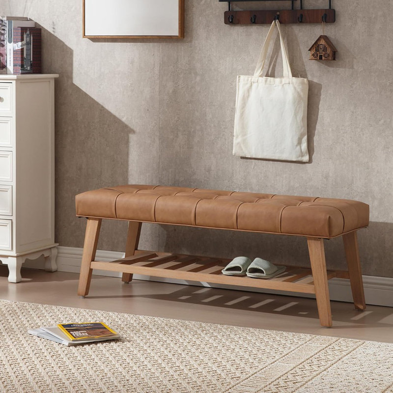 Banc de rangement pour le salon