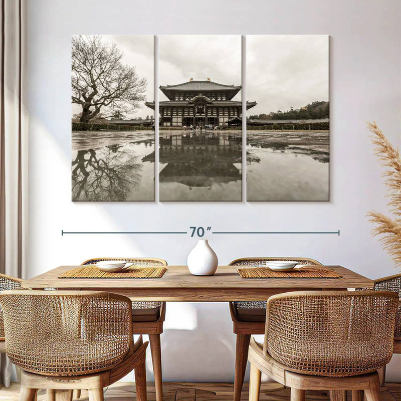 Adella Todaiji Temple Reflection, 42" H x 65" W
