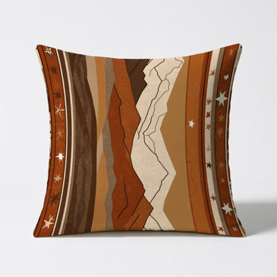 Crimson Ridge Indoor And Outdoor Throw Pillow