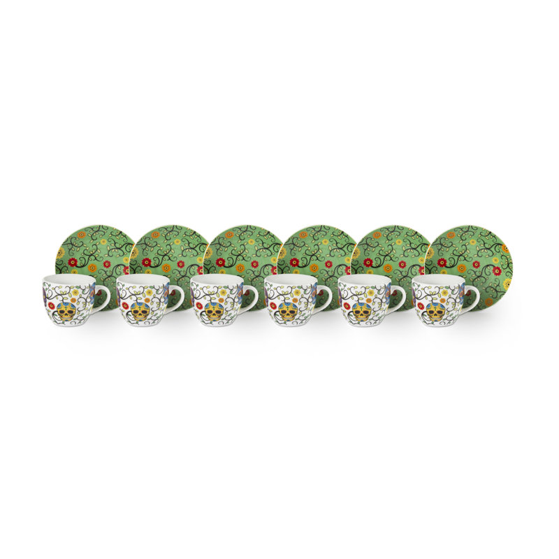 Calavera Porcelain Espresso Cup