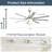 Brixham 84" 8-Blade Standard Industrial LED Ceiling Fan with Remote and Intelligent Control and Voice Function-1802419054-1778564064