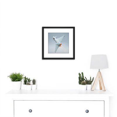 Military UK RAF Eurofighter Typhoon Photo 1 Piece Single Picture Frame Wall Art