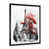 Impression noire sur toile encadrée sélectionné