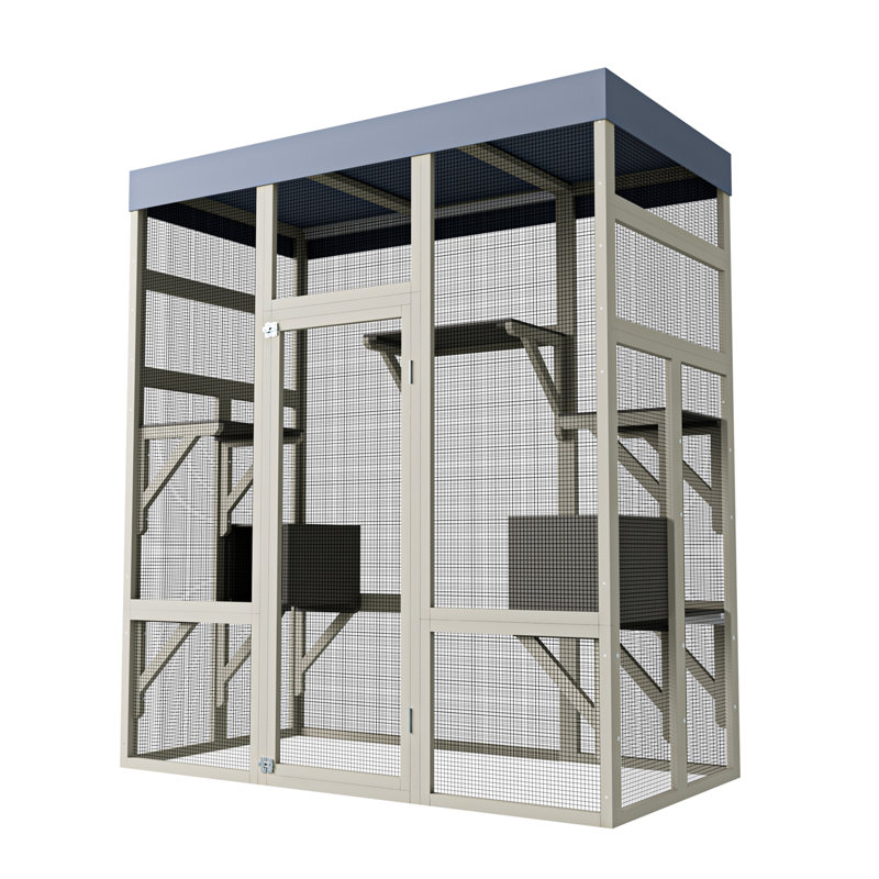 Wooden Catio for Cats