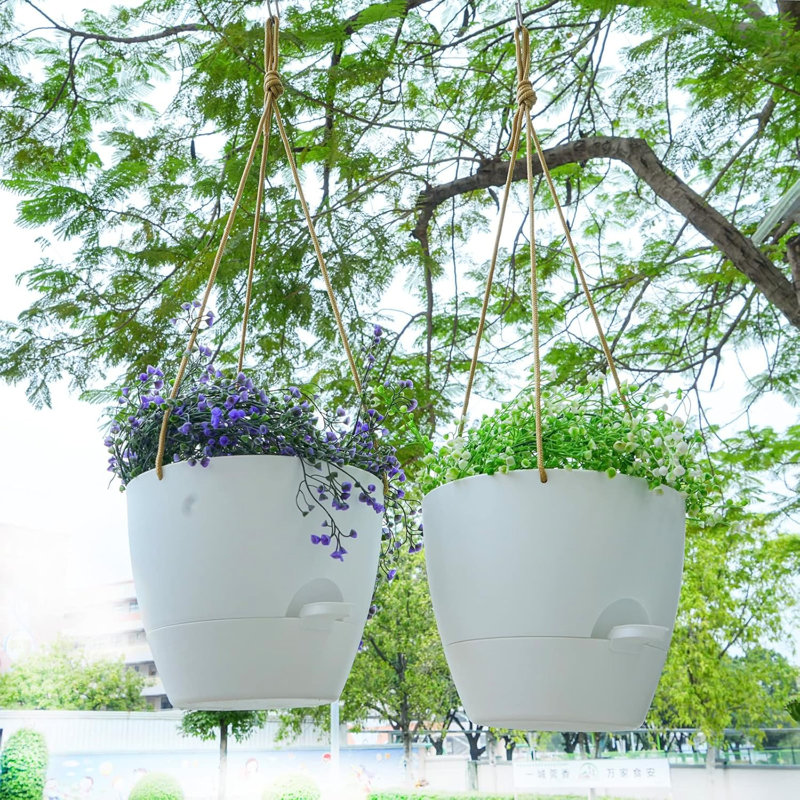 Jardinières suspendues 8 po à arrosage automatique