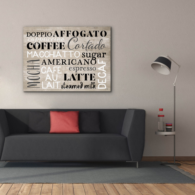 "Coffee Board" par Yass Naffas Designs, H 40 po x l 54 po x P 1,5 po