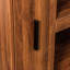 Armoire de cuisine avec support pour micro-ondes et tiroir