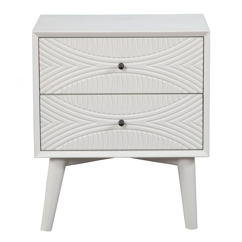 Table de chevet 1 tiroir White Groovy