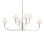  Lustre classique 6 lumières avec accoudoirs ombragés