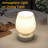 7'' Minamal Glass Bedside Table Lamp with 3-Way Touch Control
