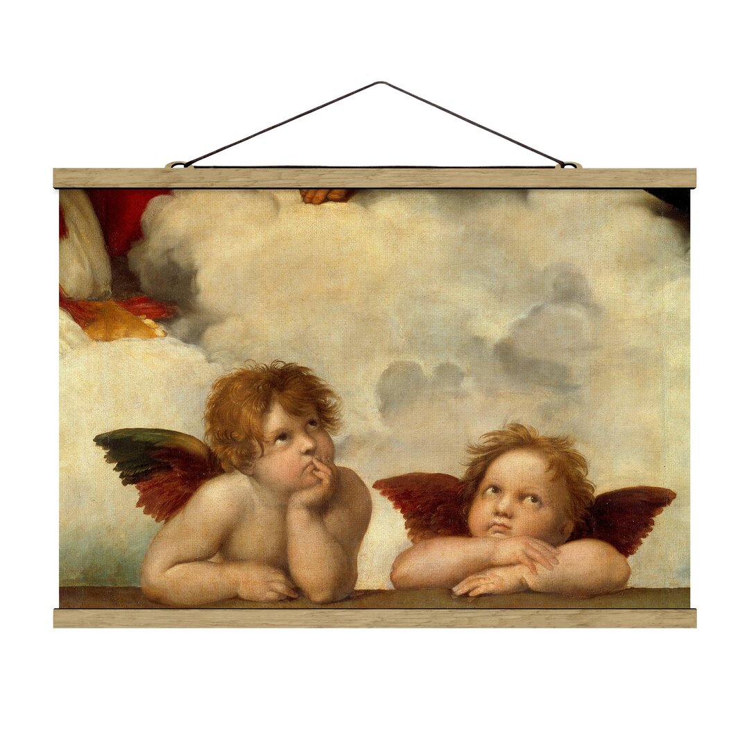 Stoffbild Two Angels von Raphael