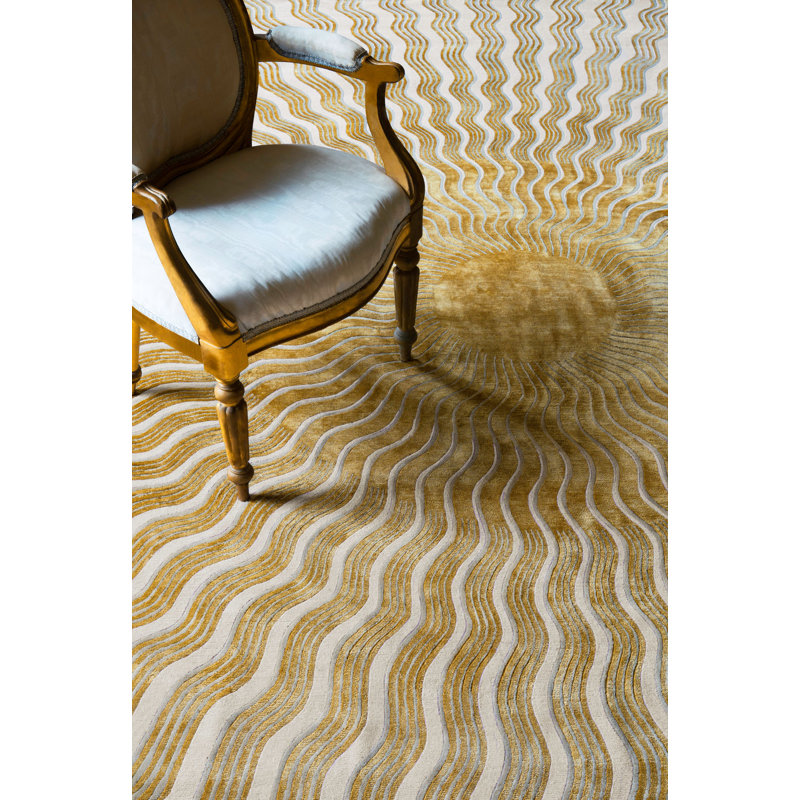 Sunray Gold Area Rug, Rectangle 12' x 16'