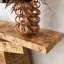 Console en bois massif de style moderne