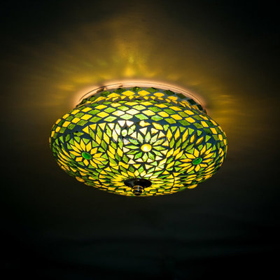 Chancey Glass Flush Mount