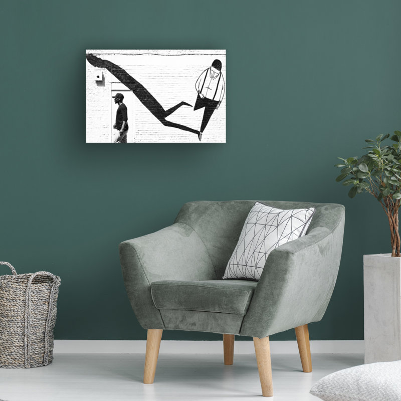 Art sur toile Linda Wride Me and My Shadow, H 12 po x l 19 po