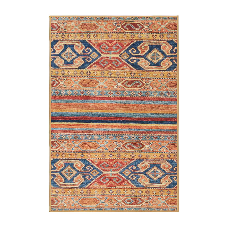 Abstract Indoor Rug, Square 6'