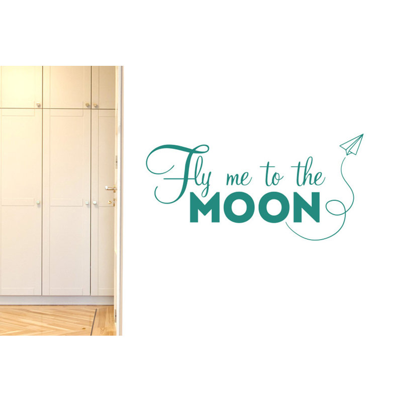 Wall Decal, Aqua Green, Large