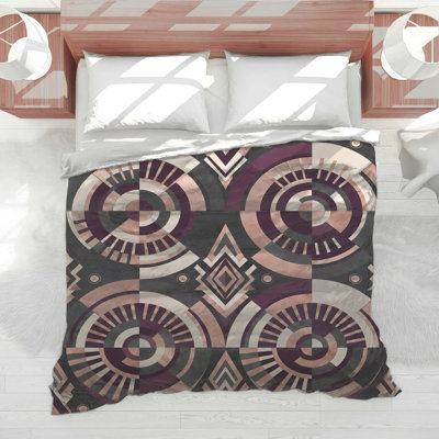 Geometric Circles Pattern Comforter
