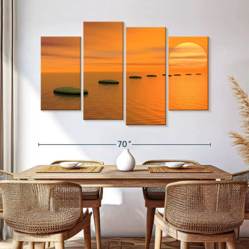 Kerrick Sunset Stepping Stones, H 42 po x l 68 po
