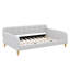 Leg-Supported, Fabric-Covered Daybed-995999097-995999098