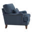 Chaises d'appoint rembourrées avec garniture cloutée Charney-455995675