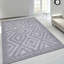 Avon Rug Grey Large Area Rug, Non Slip Hallway Runner, Soft Carpet Door Mat for Living Room, Bedroom & Kitchen-864144694