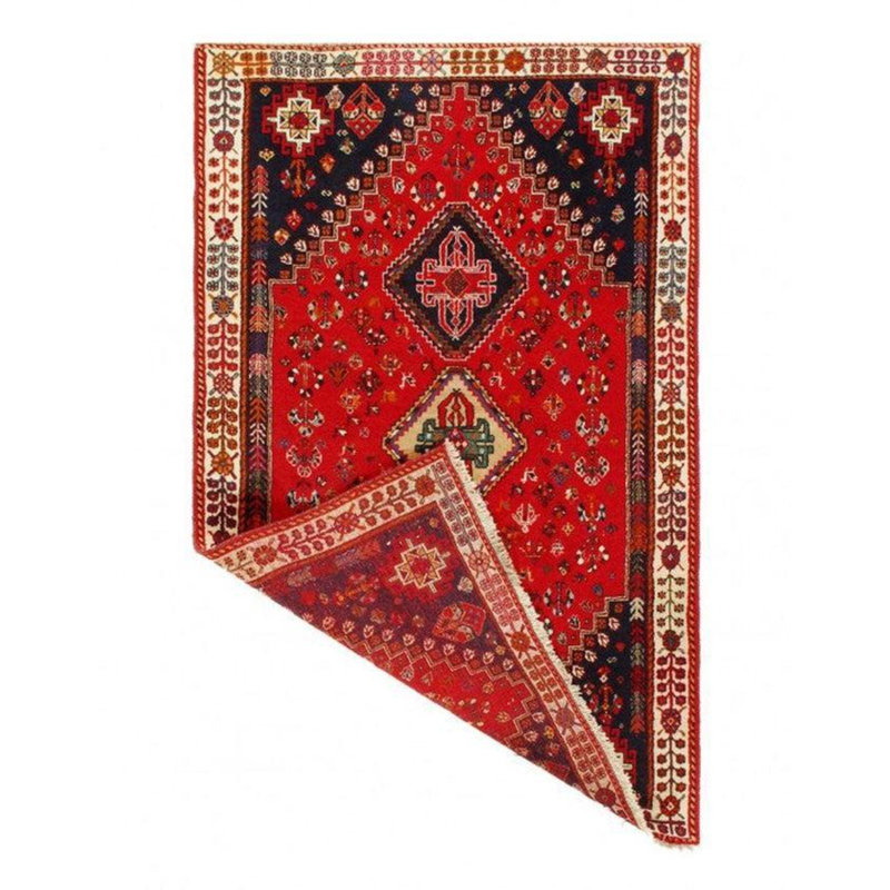 Isabelline Red Silkroad Antique Hamadan Rugs - 5' X 6' 9''