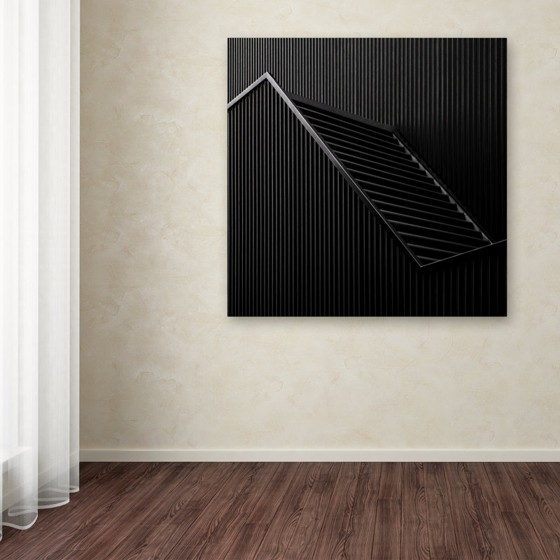 « black light », impression sur toile, H 14 po x l 14 po x P 2 po, Pas de tapis, Toile tendue