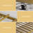 Twin Size Gold Daybed with Trundle Bed,  Metal