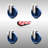 Solid Polyurethane Swivel Bolt Hole Service Caster Set-92141287