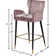 Briannan Upholstered Counter Stool with Solid Wood Frame