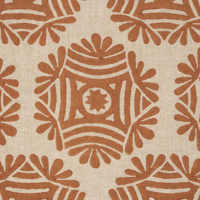 Schumacher x Drusus Tabor Gilded Star Block Print Fabric