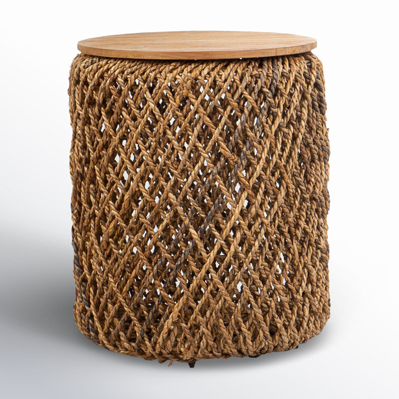Table d'appoint Lycus, H 16,5 po x l 17,68 po x P 17,68 po