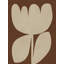 Earthy Abstract Bloom Print by Other Artist-1890464418-1890464431-1890464424