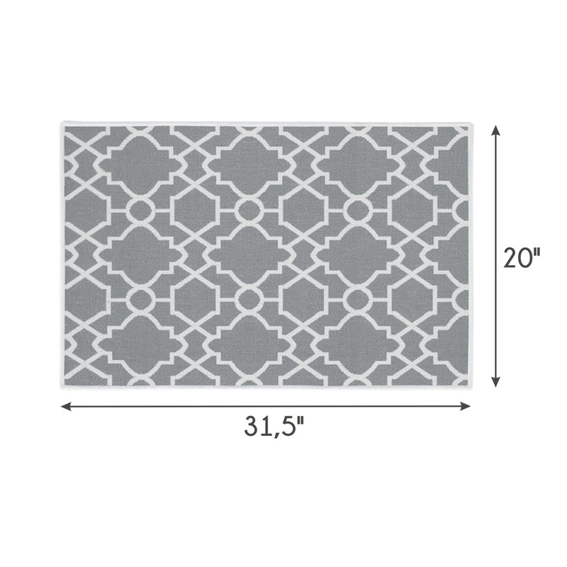 Tapis de litière, gris, H 0,25 po x l 31,5 po x P 20 po
