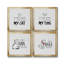 Bring My Cat - ensemble de 4 pièces d'art textuel sur toile-1759019354-1759019355