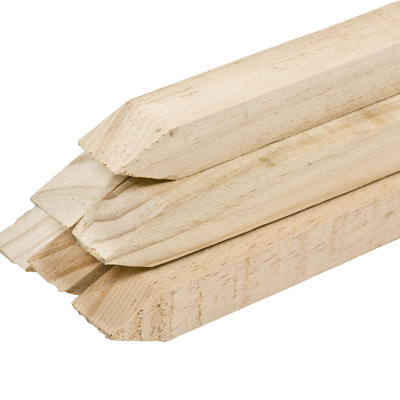 Support de plante de piquet en bois Hummel