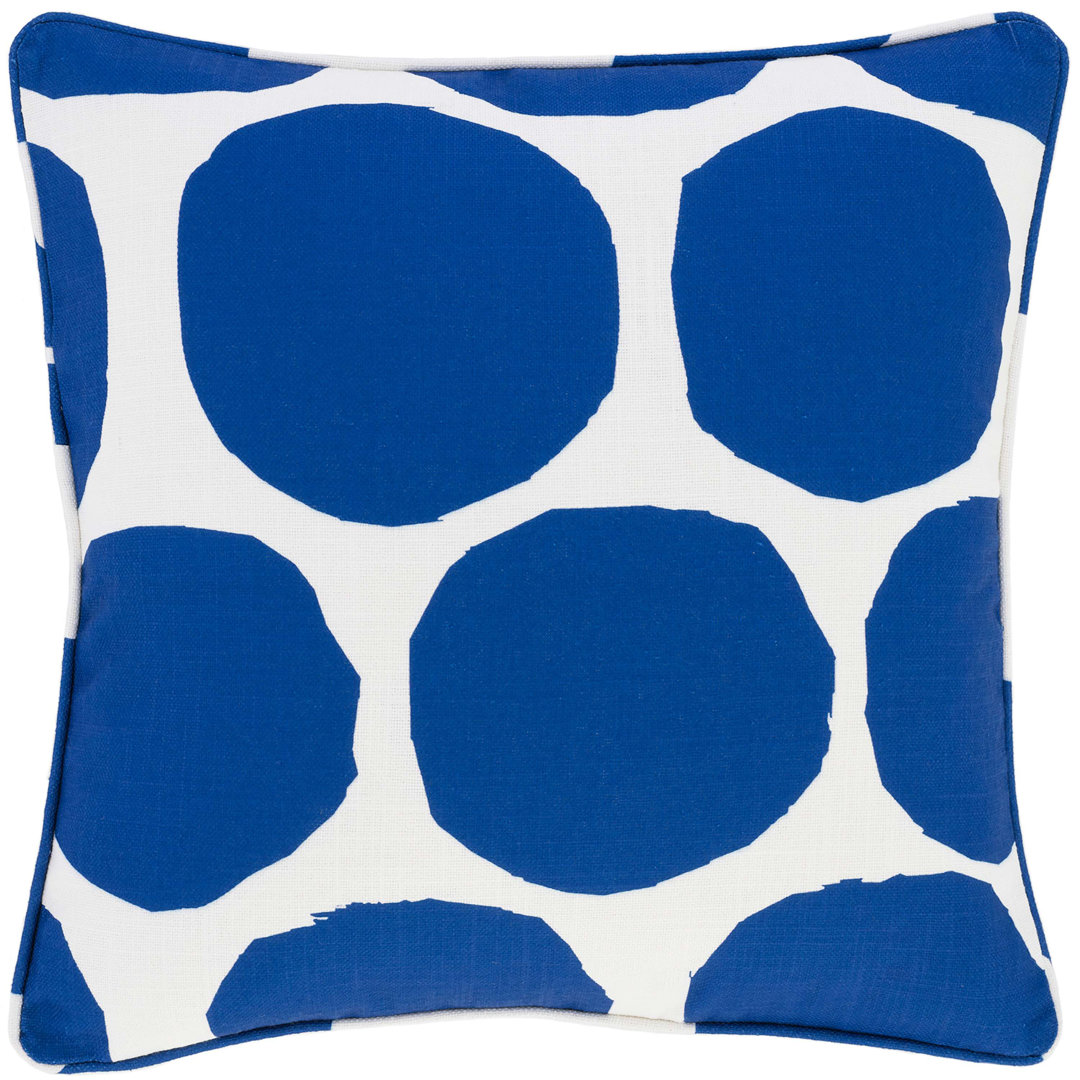 On the Spot Cobalt Indoor/Outdoor Decorative Pillow Cover Fresh American